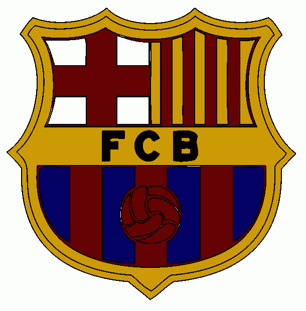 escudo del barc para colorear, escudo del barc para imprimir