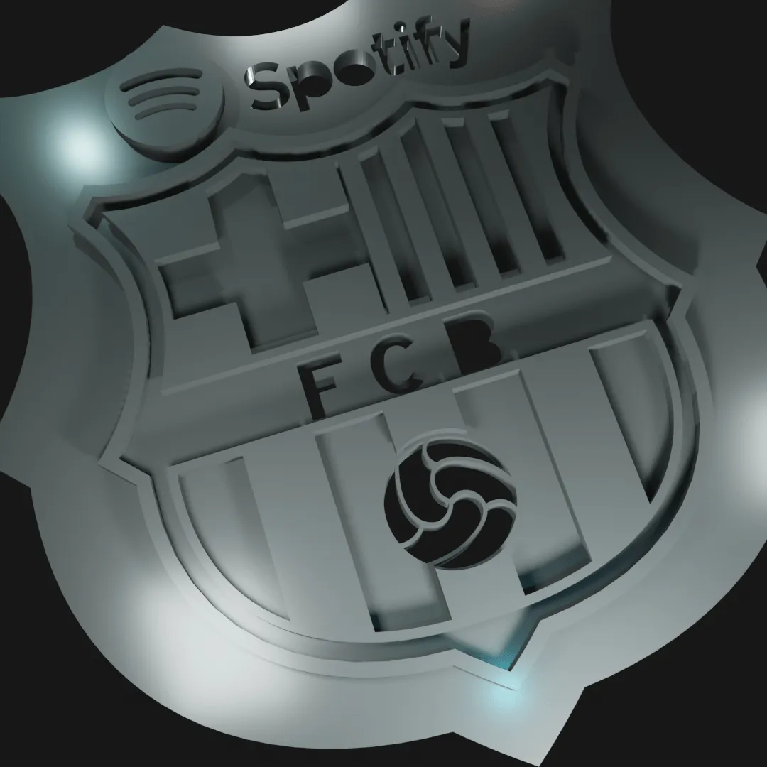 Escudo barcelona fc Modelo 3D in Otros 3DExport