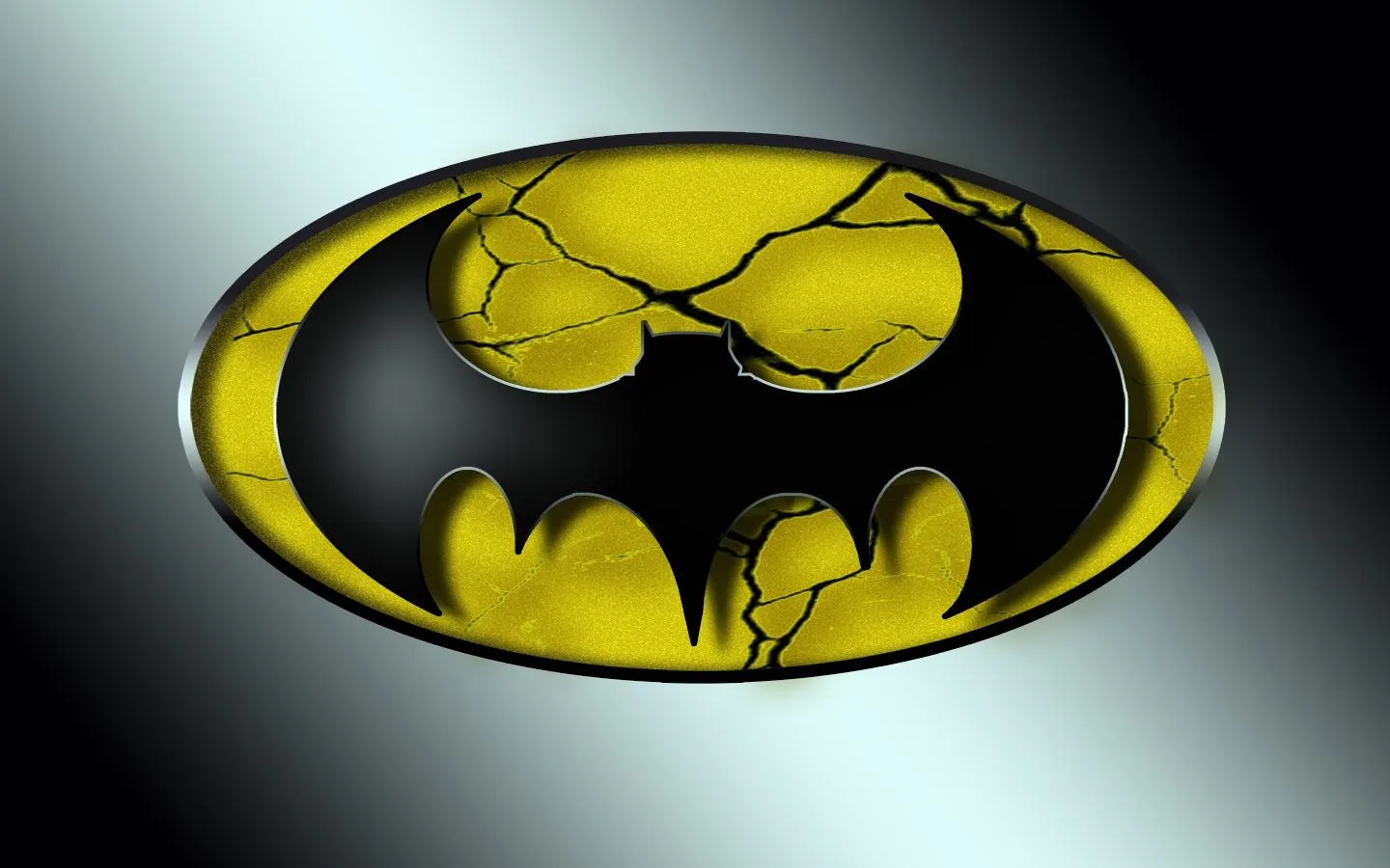 Escudo de BATMAN realizado en PHOTOSHOP