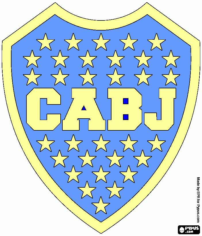 Escudo Boca Jun para colorear, Escudo Boca Jun para imprimir | Boca juniors,  Boca, Boca juniors imagenes