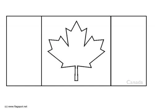 Escudo de canada para colorear - Imagui