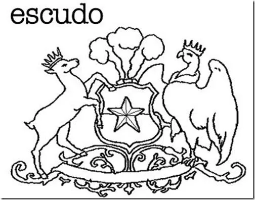 Escudo de colombia actual para colorear - Imagui