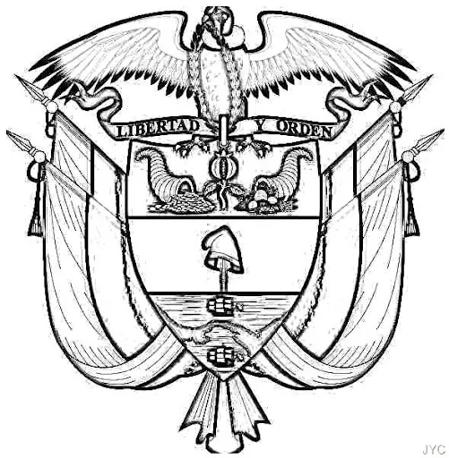 Escudo de Colombia para colorear | Mapa de colombia, Simbolos patrios, Escudo