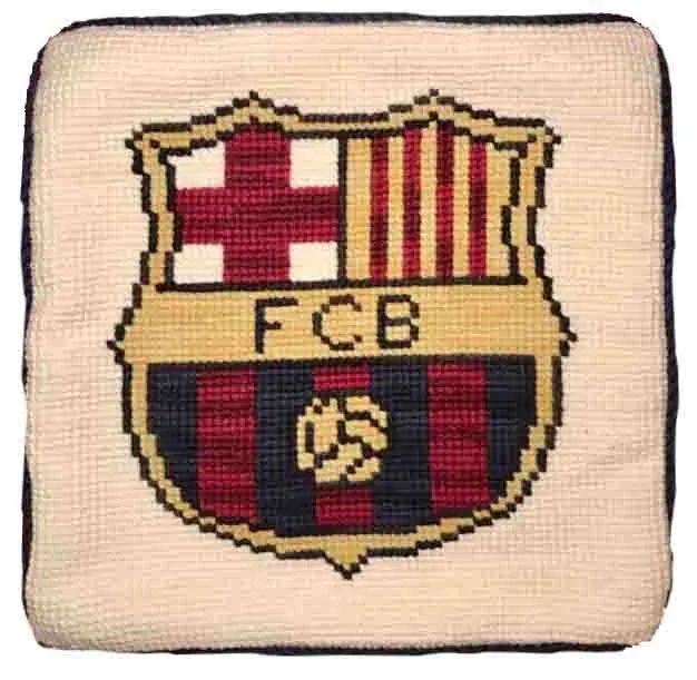 ESCUDO F.C.BARCELONA - Taller de cañamazo