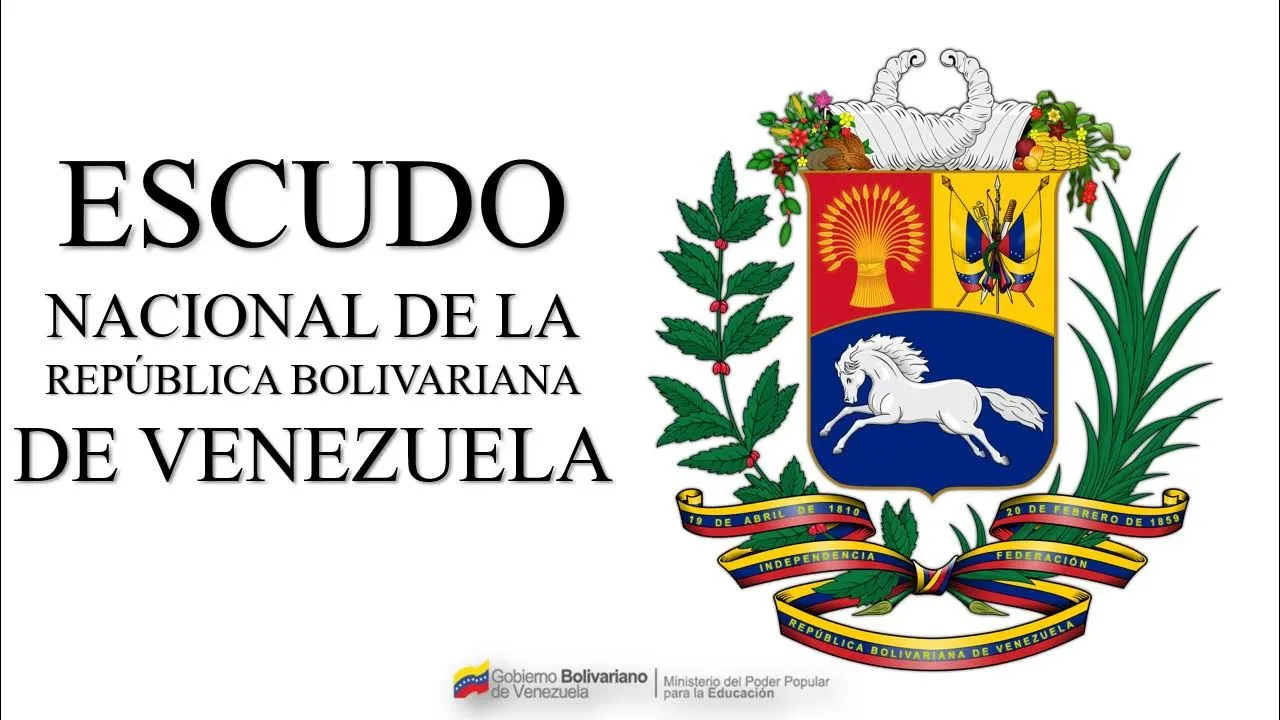 ESCUDO NACIONAL DE LA REPÚBLICA BOLIVARIANA DE VENEZUELA - YouTube