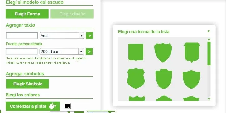 Crear escudos de fútbol gratis - Imagui