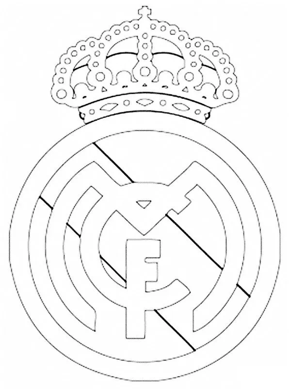 Dibujos de real madrid para colorear - Imagui