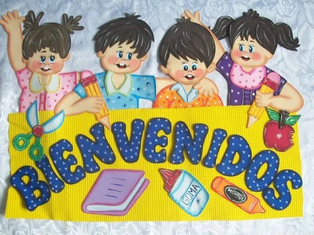 Mi Escuela Divertida: Carteles de Bienvenidos para el aula de ...