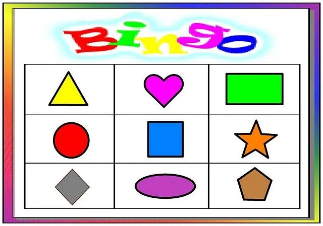 Mi Escuela Divertida: Juego Didáctico "Bingo de Figuras ...