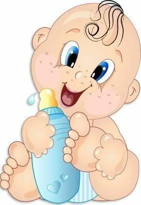 Escuela Especial Abierta: imagen de bebe con mamadera