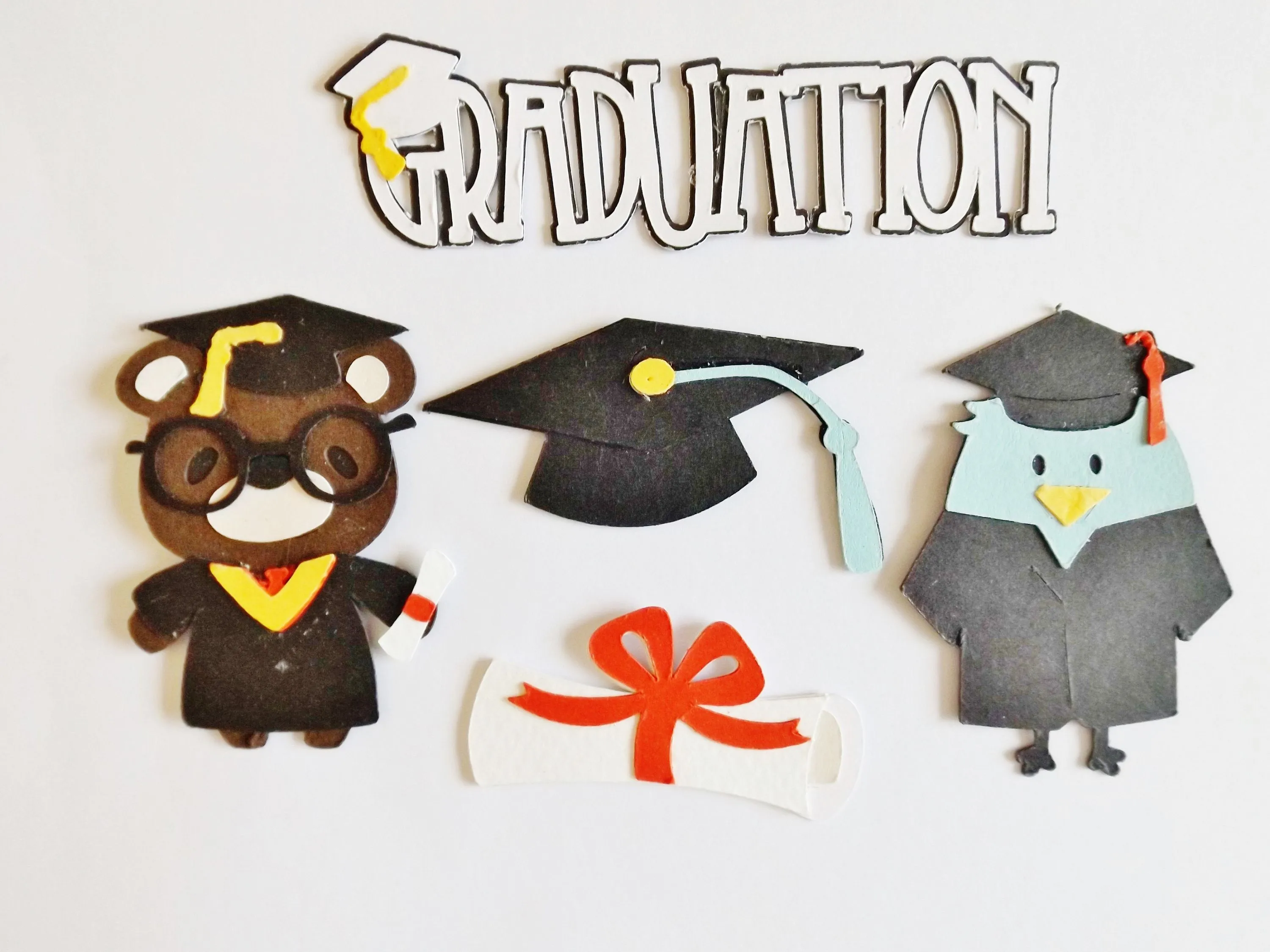 Escuela de Graduación Papercraft Adornos Maestros Scrapbooking - Etsy México