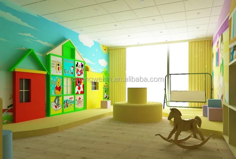 La escuela jardín de infantes muebles / decoración aula / equipo ...