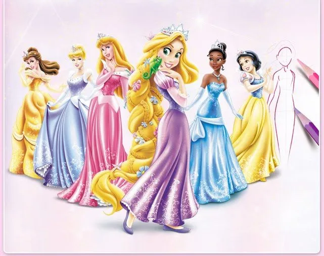 Esencia disney princesas: Ya viene enredados...junto con las otras ...