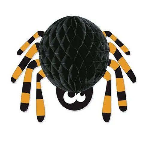 Esfera de papel Araña para Halloween