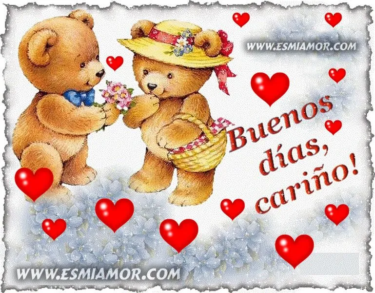 Buenos dias cariño | EsMiAmor - Descargar Imágenes de Amor GRATIS