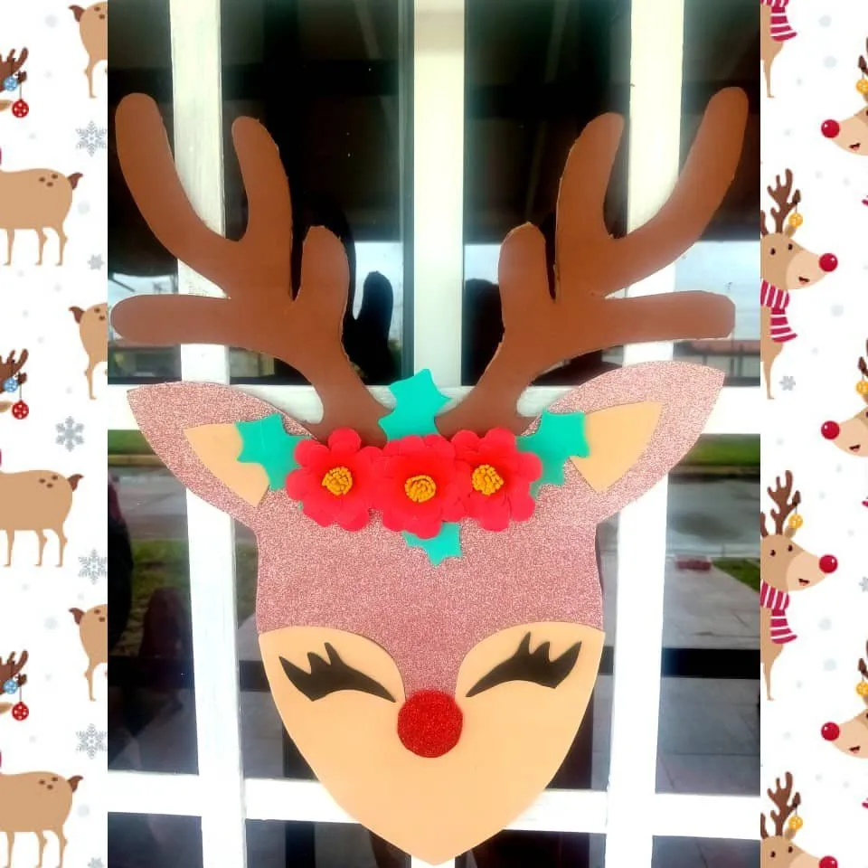 ESP-ENG) Hermoso y tierno Reno hecho de cartón y foami, ideal para nuestras  decoraciones navideñas. // Beautiful and cute reindeer made of cardboard  and foami, ideal for our Christmas decorations. | PeakD