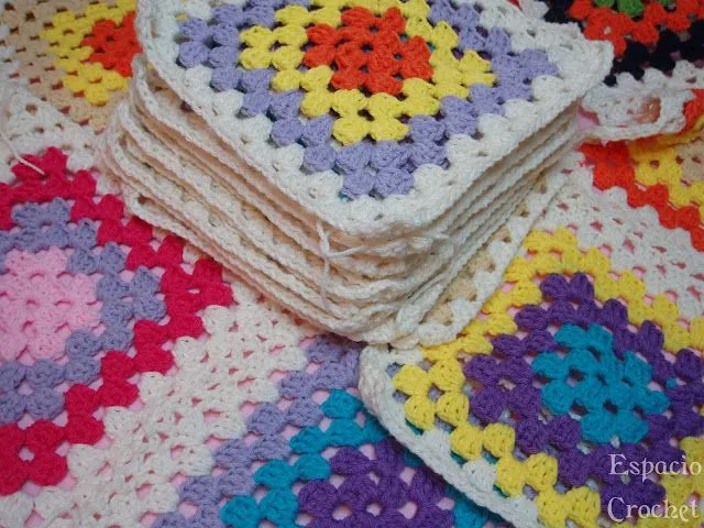 Espacio Crochet: Cuadros de crochet / Crochet squares