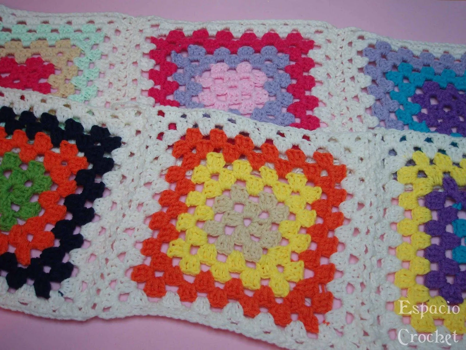 Espacio Crochet: Cuadros de crochet / Crochet squares