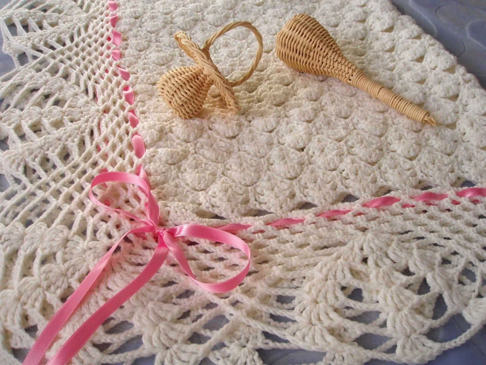 Espacio Crochet: Manta de bebé