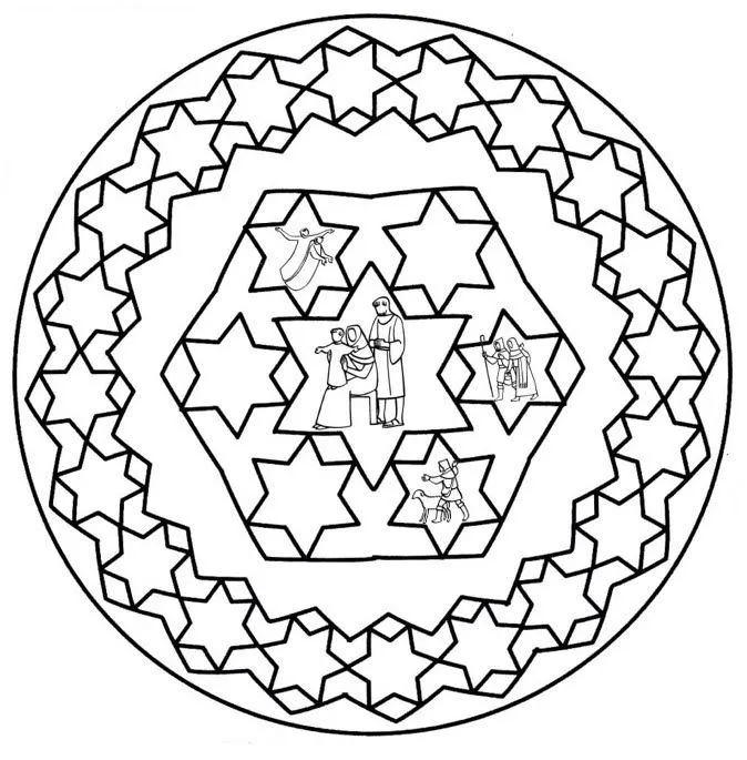 Un espacio para la Enseñanza Religiosa Escolar: Mandalas para Navidad