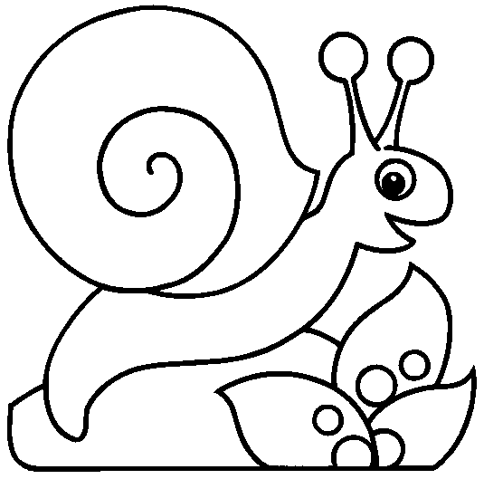 ESPAÇO EDUCAR: 30 desenhos de caracol para colorir!