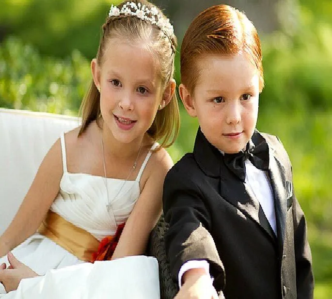 Niños vestidos para matrimonio - Imagui