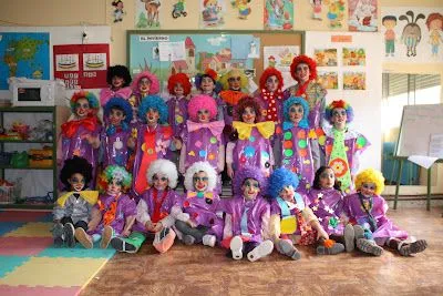 El espejo de la entrada: Carnaval