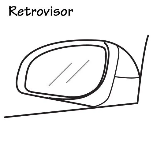 ESPEJOS RETROVISORES PARA COLOREAR | Dibujos para colorear