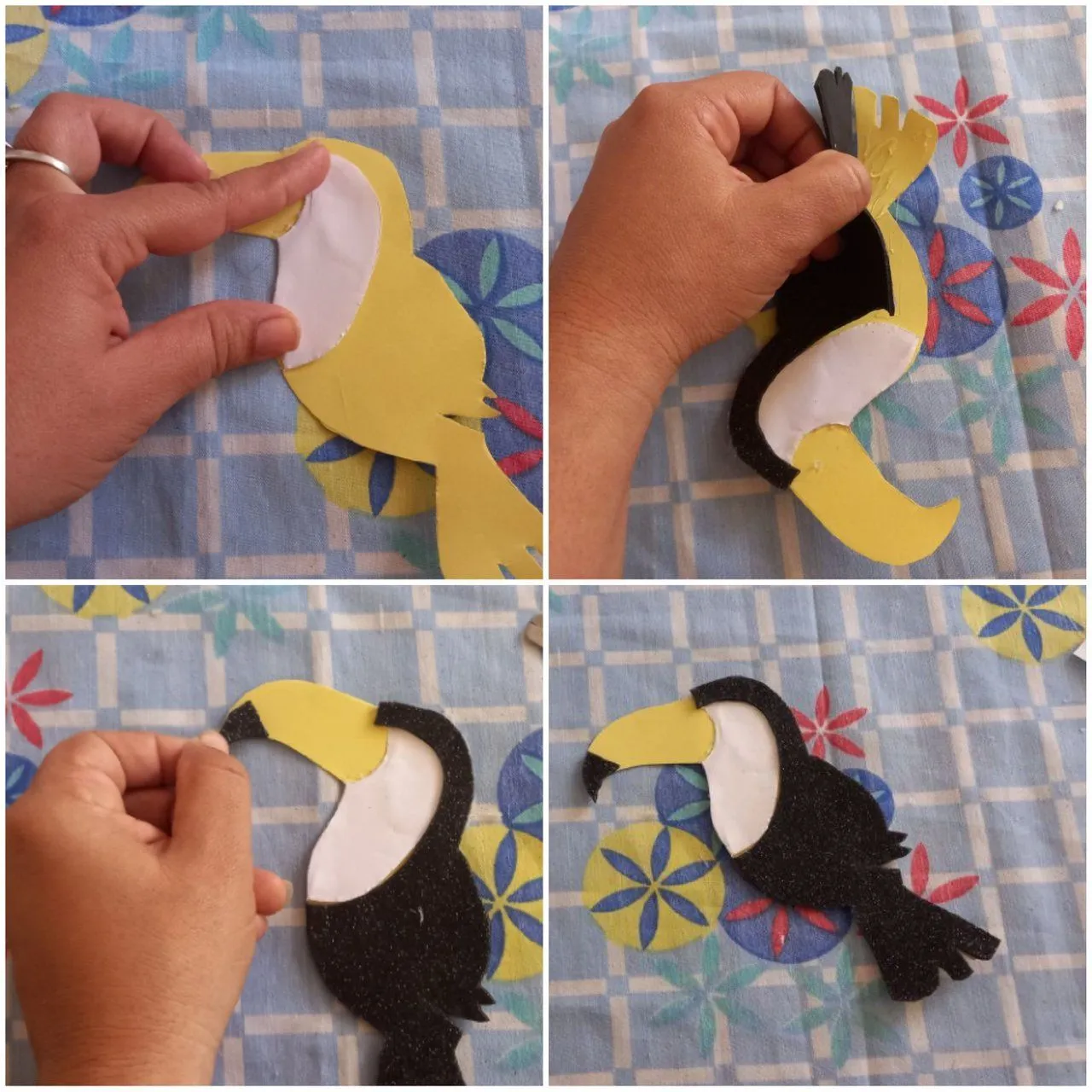 Esp/Eng)DIY/ TUCÁN KAWAII, AL ESTILO SAFARI/ DIY/ KAWAII TOUCAN, SAFARI  STYLE. | PeakD