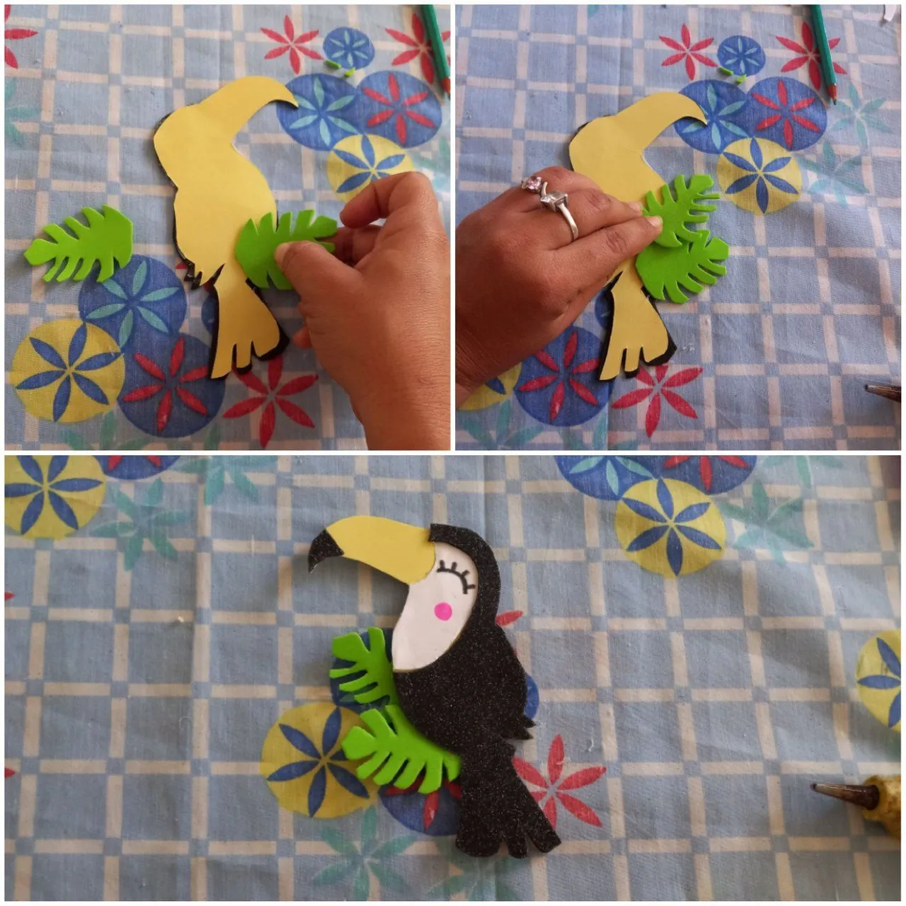 Esp/Eng)DIY/ TUCÁN KAWAII, AL ESTILO SAFARI/ DIY/ KAWAII TOUCAN, SAFARI  STYLE. | PeakD