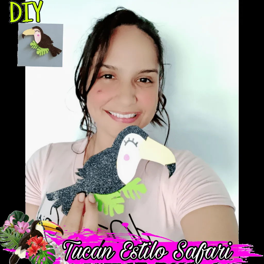 Esp/Eng)DIY/ TUCÁN KAWAII, AL ESTILO SAFARI/ DIY/ KAWAII TOUCAN, SAFARI  STYLE. | PeakD