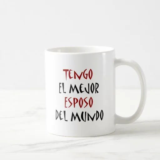 EL Mejor Esposo Del Mundo de Tengo Tazas De Café | Zazzle