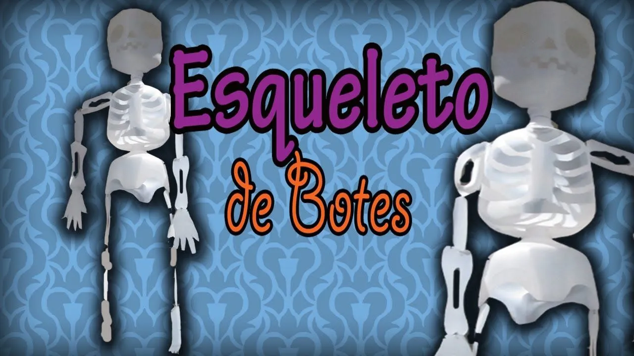 Esqueleto de Galones para HALLOWEEN// Deco // Reciclaje - YouTube