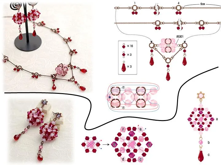 Patrones para hacer aretes de chaquira - Imagui