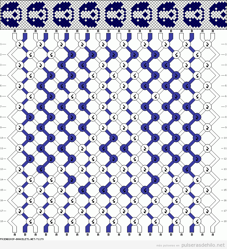 Esquemas | Pulseras de Hilo | Todo sobre las pulseras de hilo ...