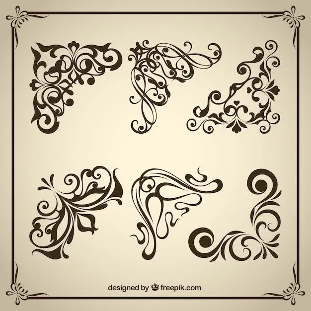 Esquinas Ornamentales | Fotos y Vectores gratis
