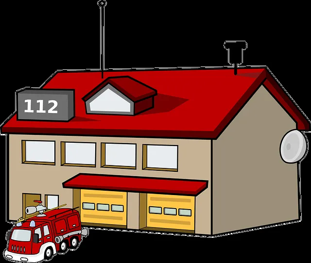 Estacion de bomberos dibujo - Imagui