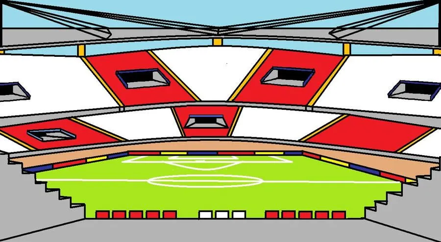 Estadio de futbol by S68Navia con el Paint by S68Navia on DeviantArt