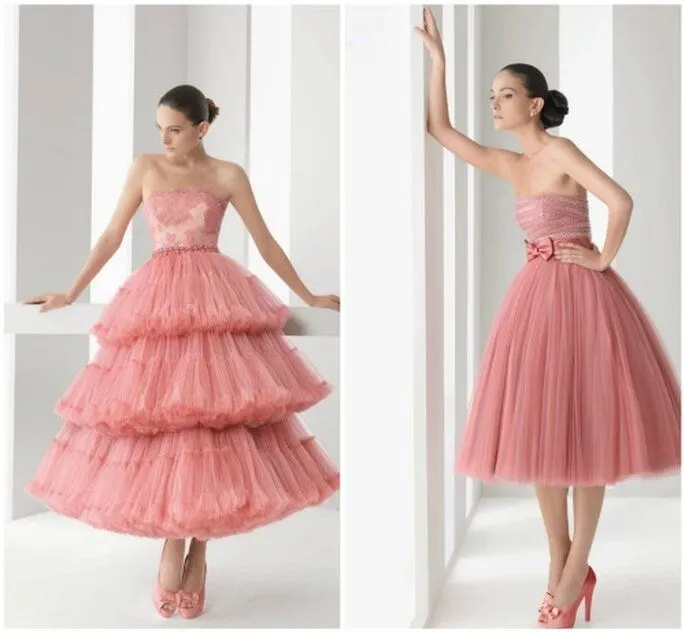 5 estilos para ir a una boda de día. Vestidos cortos de Rosa Clará ...