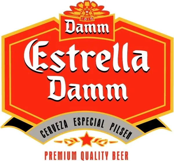 Estrella damm Vector logo - Free vector for free download