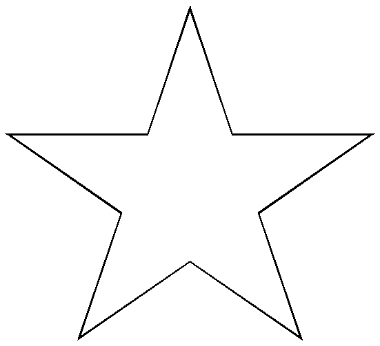 Molde de estrella de papel - Imagui