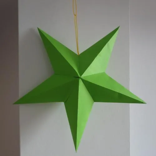 Como hacer una estrella de papel para decorar | Fiestas infantiles ...