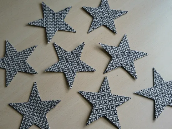 Estrellas de carton | manualidades con materiales reciclados