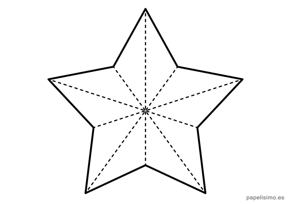 Cómo hacer estrellas de cartulina o papel grueso | Manualidades