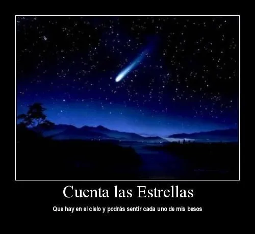 Cuenta las Estrellas del Cielo | Imagenes Tiernas - Imagenes de Amor