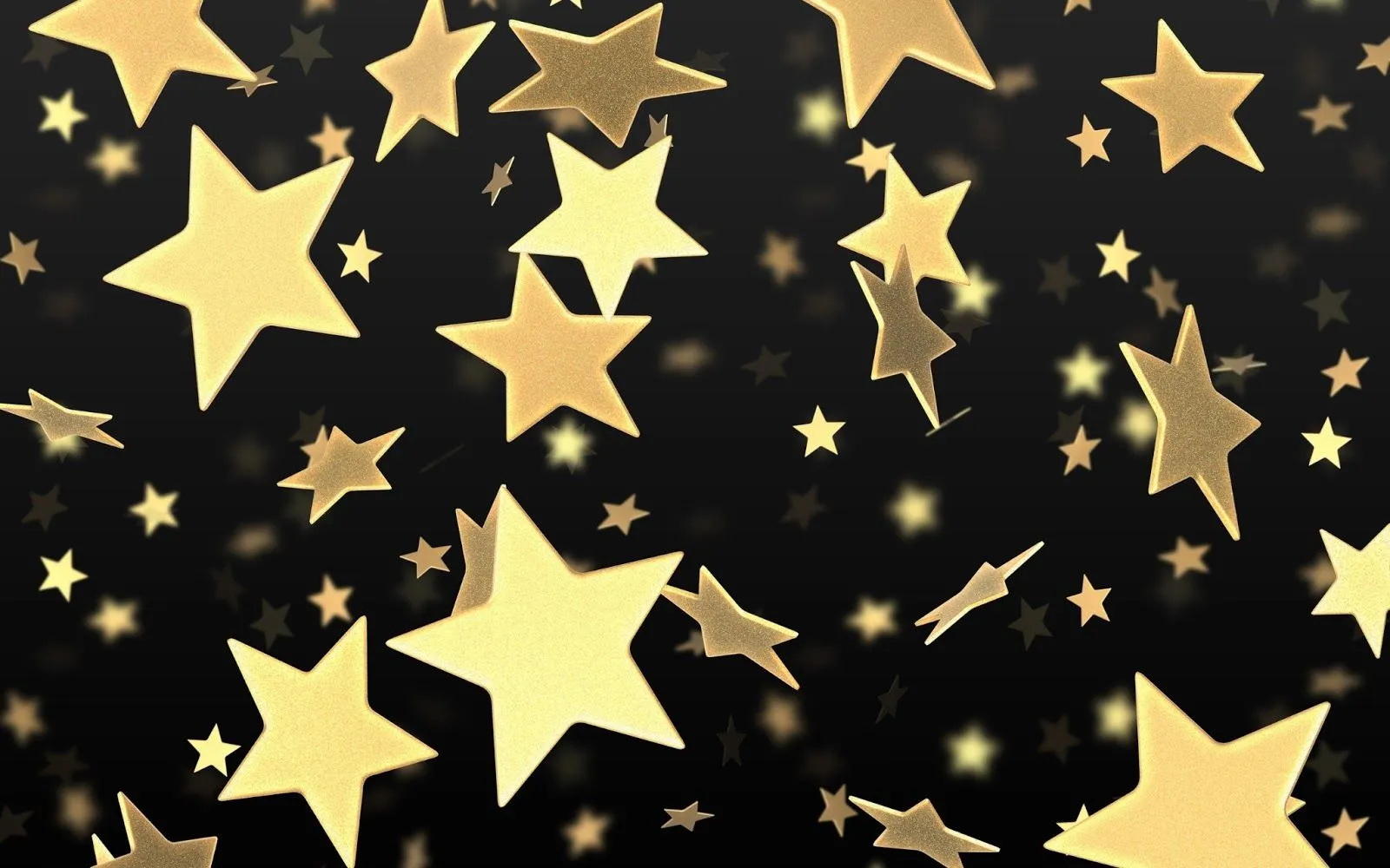 Estrellas Doradas - Fondos de Pantalla HD - Wallpapers HD