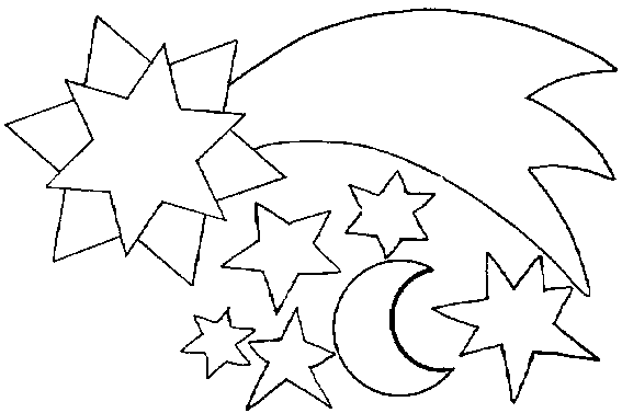 Dibujos para Colorear y Manualidades: Estrellas para colorear