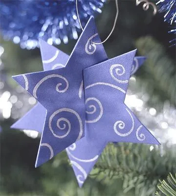 Estas estrellas son ideales para decorar nuestro árbol de Navidad o ...