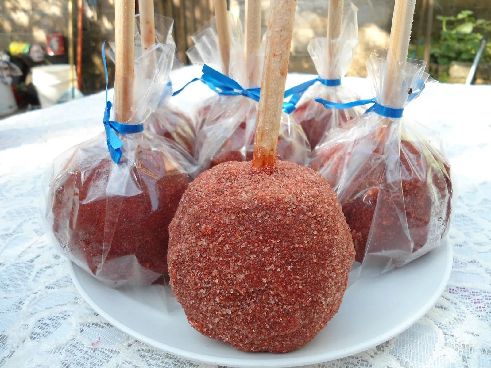 ESTRELLITA DE MAR": Paletas de manzana