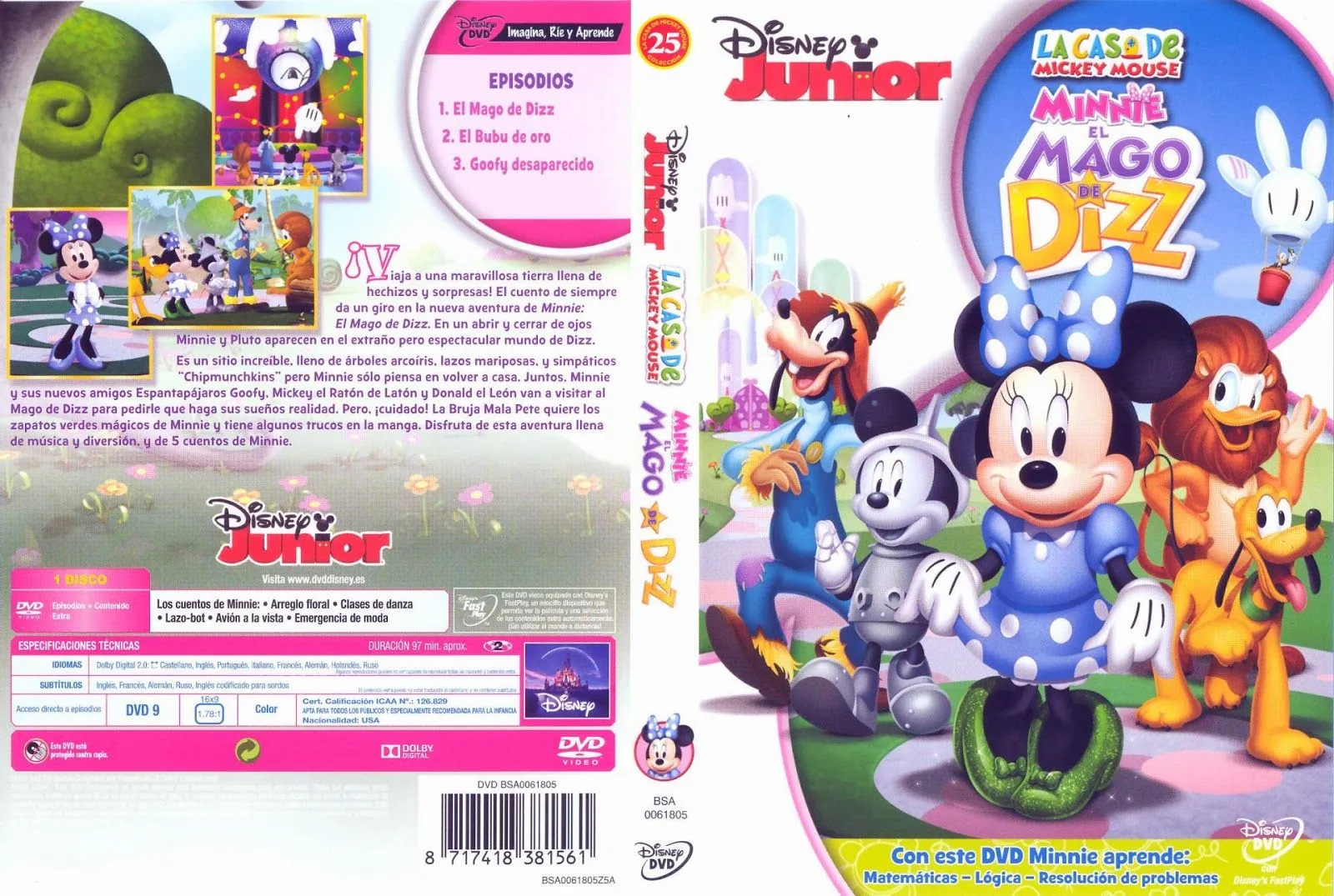 ESTRENOS DVD: 842-La Casa De Mickey Mouse Minnie El Mago De Dizz